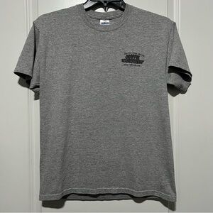 Gildan Heavy Cotton Crappie Tournament Cajun Fish Fryers SS T-Shirt in Grey